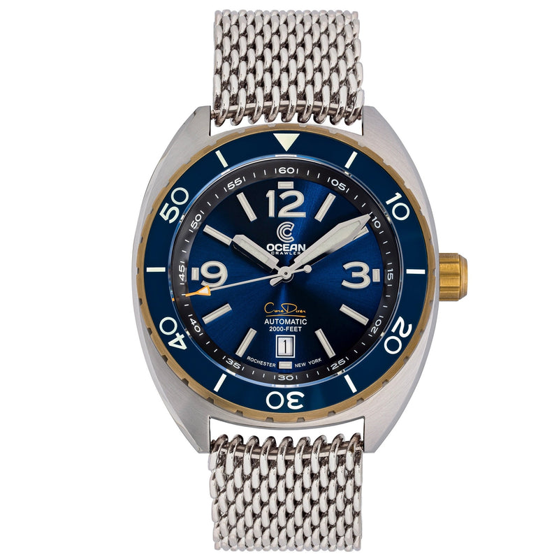 Ocean Crawler Core Diver - Collector's Bronze - Blue - Preorder - Ocean Crawler Watch Co.