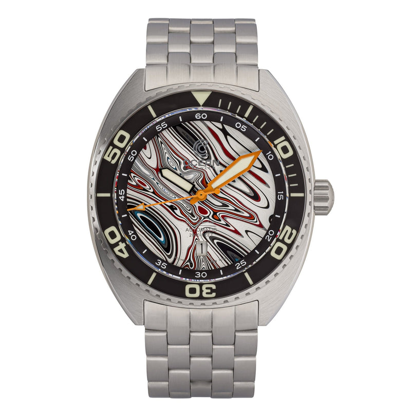 Ocean Crawler Core Diver - Fordite - Type B - Ocean Crawler Watch Co.
