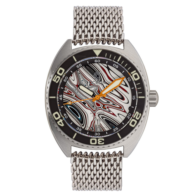 Ocean Crawler Core Diver - Fordite - Type B - Ocean Crawler Watch Co.
