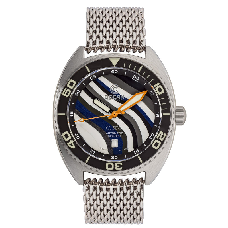 Ocean Crawler Core Diver - Fordite - Type C - Ocean Crawler Watch Co.
