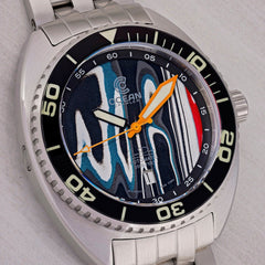 アメジスト　ヨニワンド　Deep Ocean Pleasury Ocean Crawler Core Diver - Fordite - Unique piece - Mystery dial