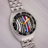 Ocean Crawler Core Diver - Fordite - Unique piece - Nitro Blaze - Ocean Crawler Watch Co.