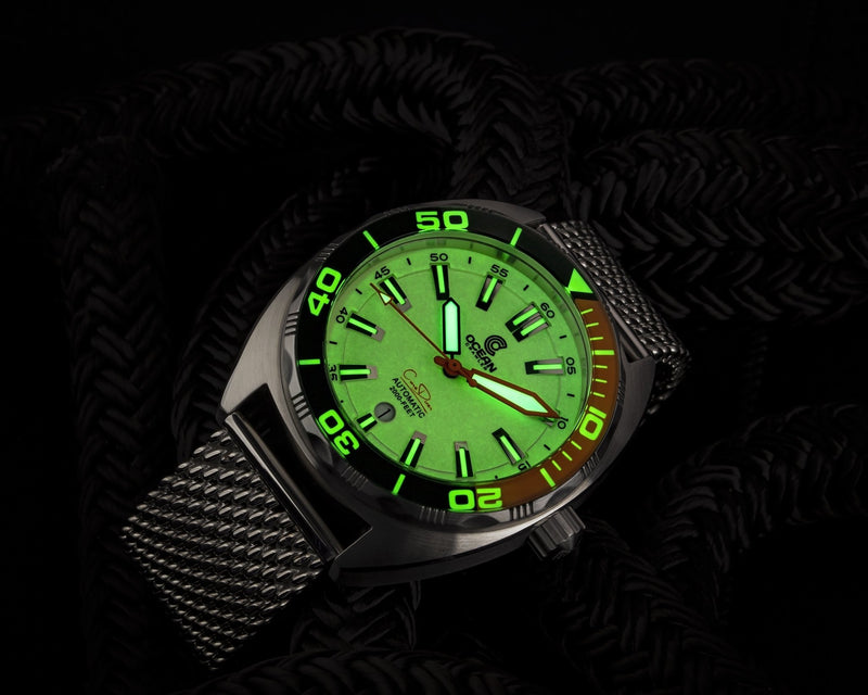 Ocean Crawler Core Diver - Full Lume - Ocean Crawler Watch Co.