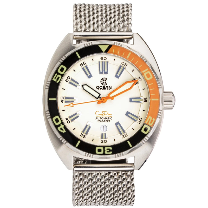 Ocean Crawler Core Diver - Full Lume - Ocean Crawler Watch Co.