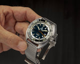 Ocean Crawler Core Diver GMT - Black/White - Ocean Crawler Watch Co.