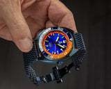 Ocean Crawler Core Diver GMT - Blue Steel - Ocean Crawler Watch Co.