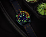 Ocean Crawler Core Diver GMT - Blue Steel - Ocean Crawler Watch Co.