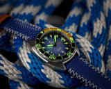 Ocean Crawler Core Diver GMT v2 - Black/Blue - Ocean Crawler Watch Co.