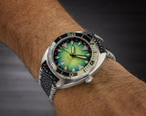 Ocean Crawler Core Diver GMT v2 - Black/Green - Ocean Crawler Watch Co.
