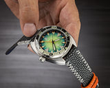 Ocean Crawler Core Diver GMT v2 - Black/Green - Ocean Crawler Watch Co.