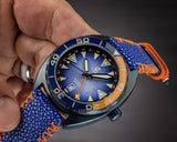 Ocean Crawler Core Diver GMT v2 - Blue Steel DLC - Ocean Crawler Watch Co.