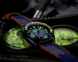 Ocean Crawler Core Diver GMT v2 - Blue Steel DLC - Ocean Crawler Watch Co.