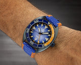 Ocean Crawler Core Diver GMT v2 - Blue Steel DLC - Ocean Crawler Watch Co.