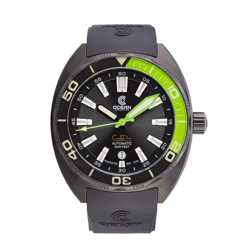Ocean Crawler Core Diver - Green DLC - Ocean Crawler Watch Co.