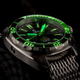 Ocean Crawler Core Diver - Green/Black v3 - Ocean Crawler Watch Co.