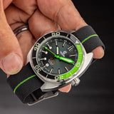 Ocean Crawler Core Diver - Green/Black v3 - Preoder - Ocean Crawler Watch Co.