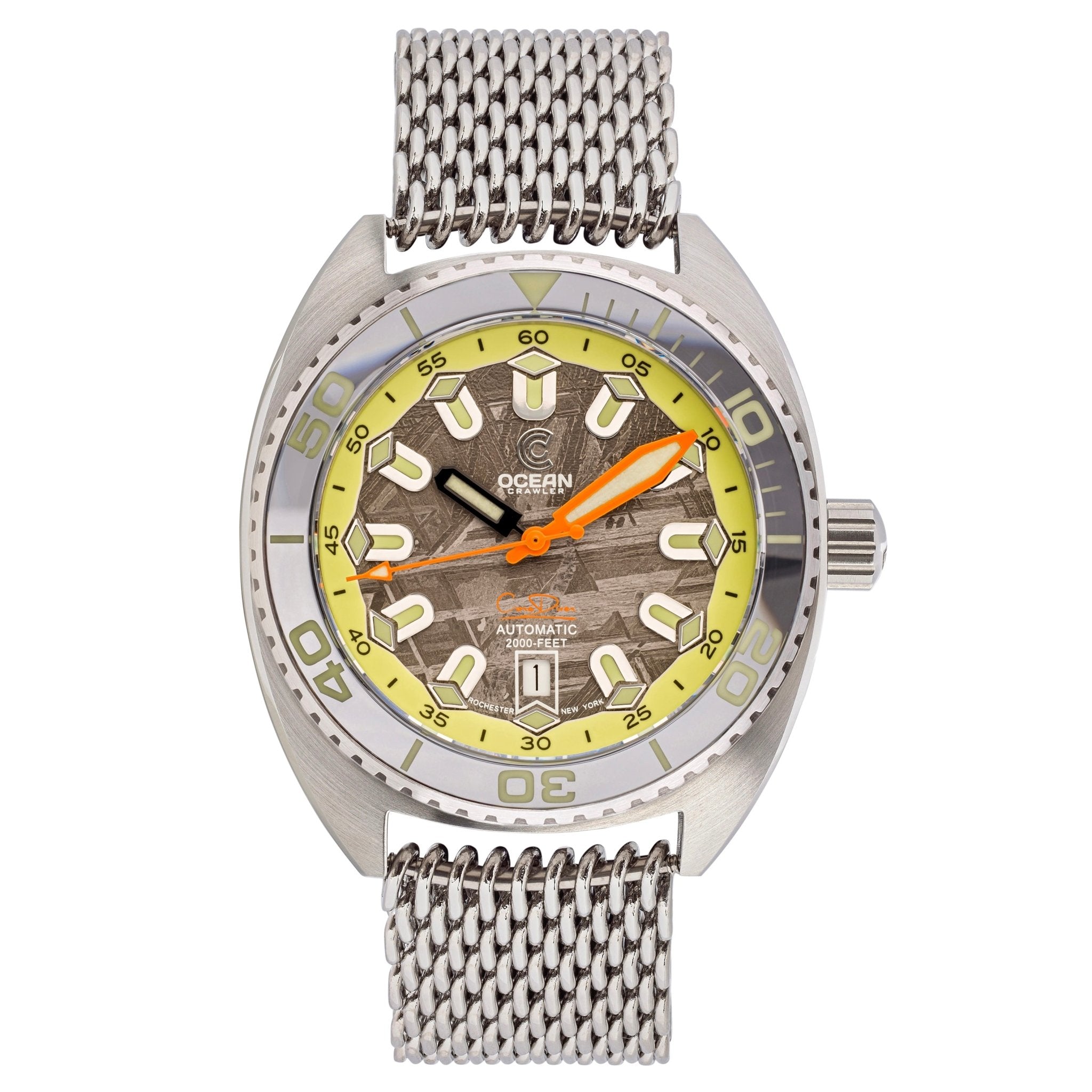 Ocean Crawler Core Diver - Meteorite Refractor - Ocean Crawler Watch Co.