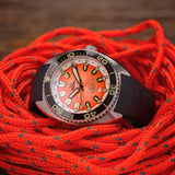 Ocean Crawler Core Diver - Orange Refractor - Summer Edition - Ocean Crawler Watch Co.