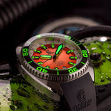 Ocean Crawler Core Diver - Orange Refractor - Summer Edition - Ocean Crawler Watch Co.