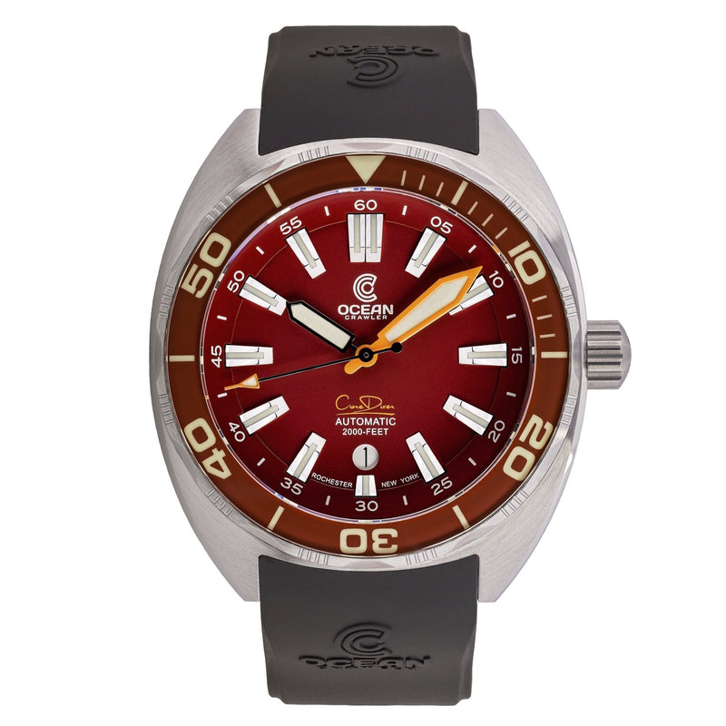 Ocean Crawler Core Diver - Red v3 - Ocean Crawler Watch Co.