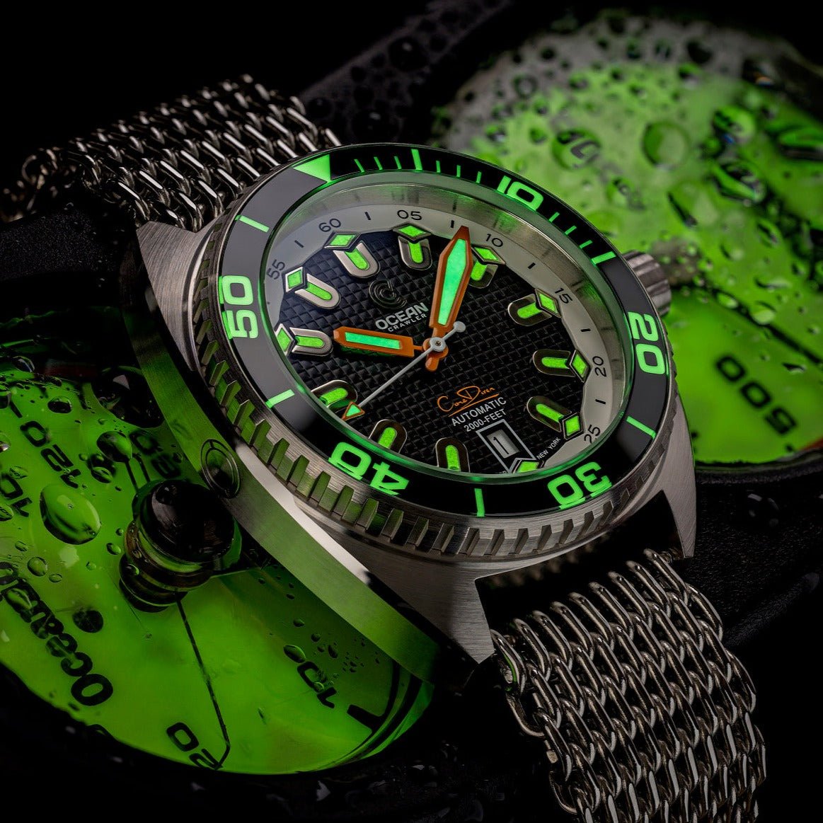 Ocean Crawler Core Diver - Sample Black - SS – Ocean Crawler Watch Co.