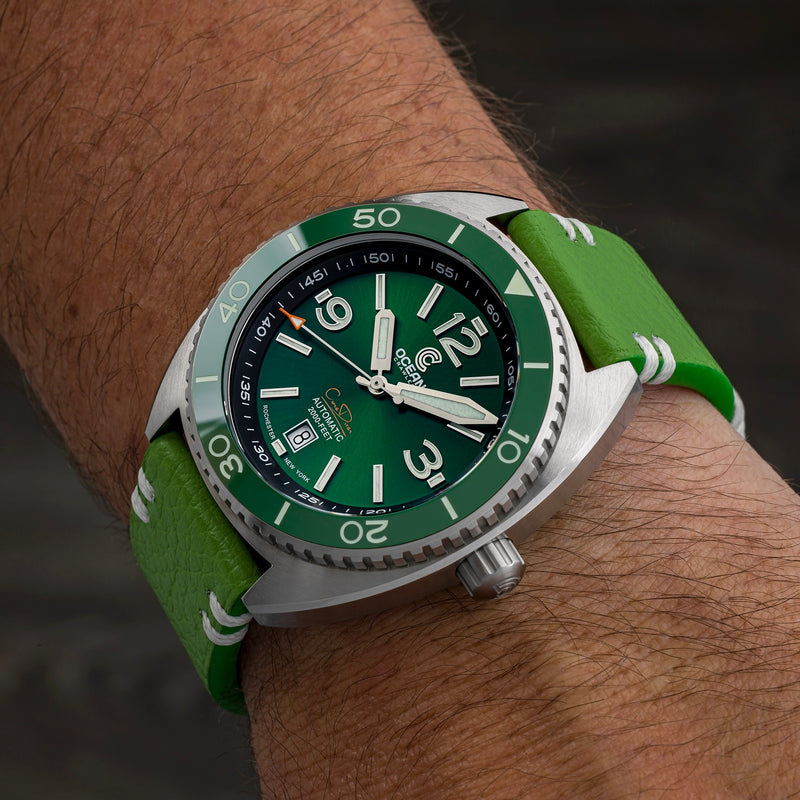 Ocean Crawler Core Diver - St. Patrick's Day 2024 Release - Ocean Crawler Watch Co.