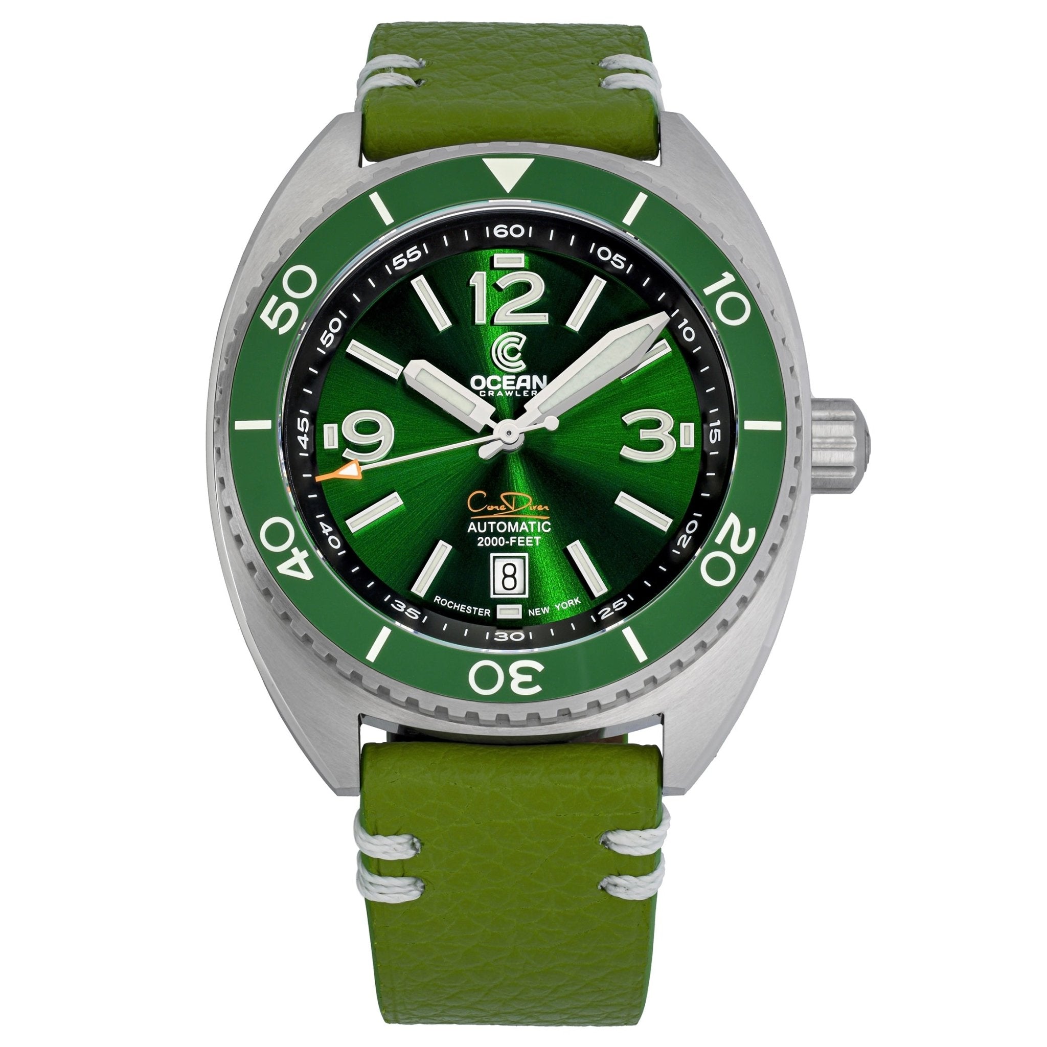 Ocean Crawler Core Diver - St. Patrick's Day 2024 Release - Ocean Crawler Watch Co.