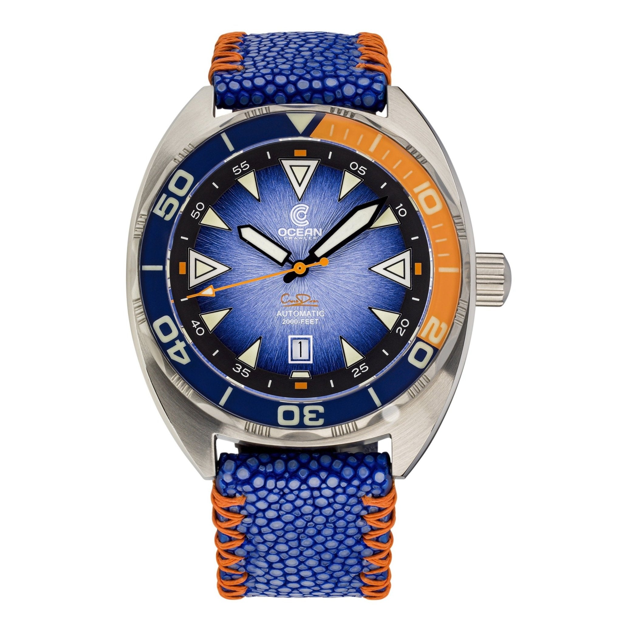 Ocean Crawler Core Diver Textured Blue Orange