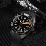 Ocean Crawler Core Diver - Ultra-Black DLC - Ocean Crawler Watch Co.