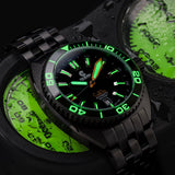 Ocean Crawler Core Diver - Ultra-Black DLC - Ocean Crawler Watch Co.