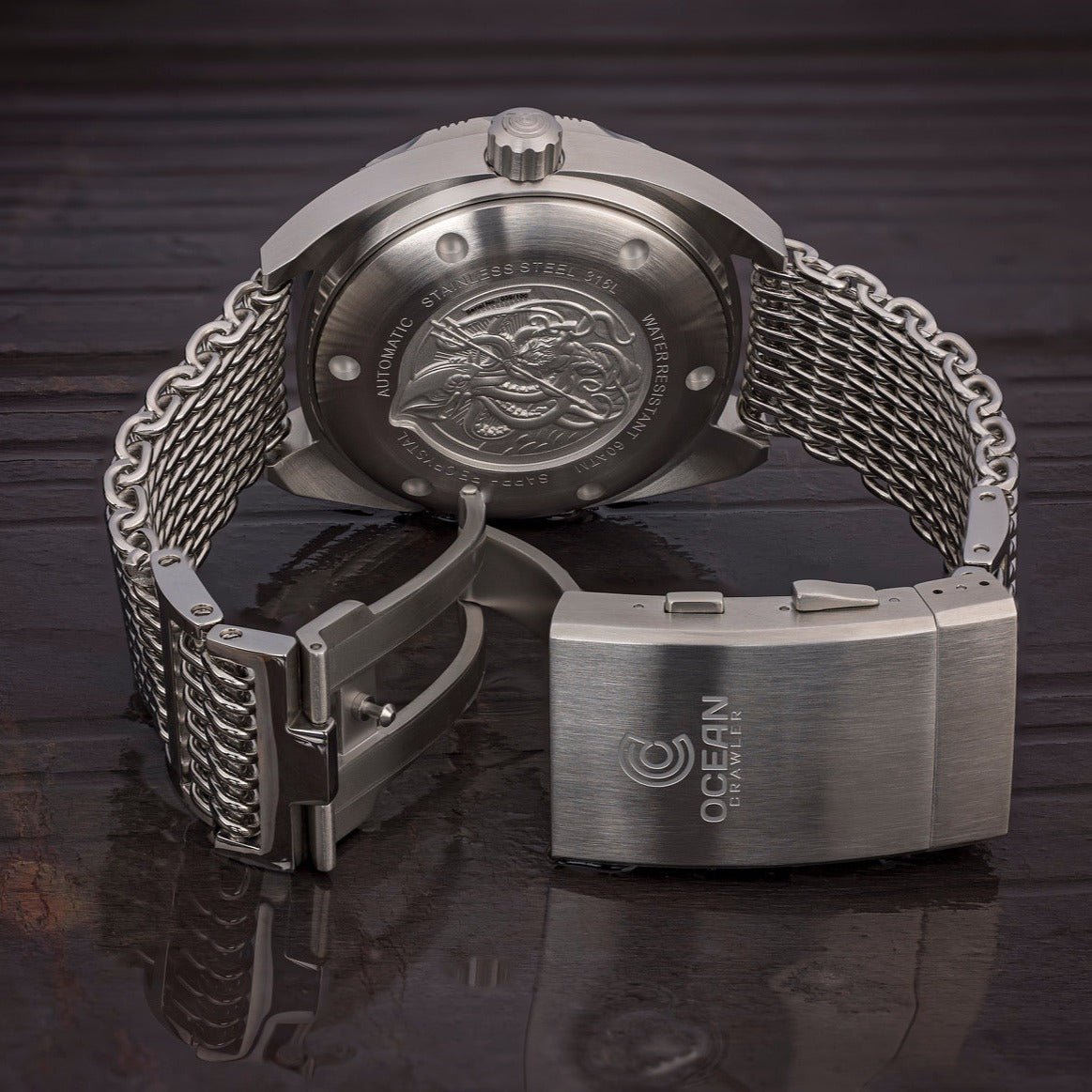 Ocean Crawler Core Diver V1 - Orange dial - Store Sample - Ocean Crawler Watch Co.