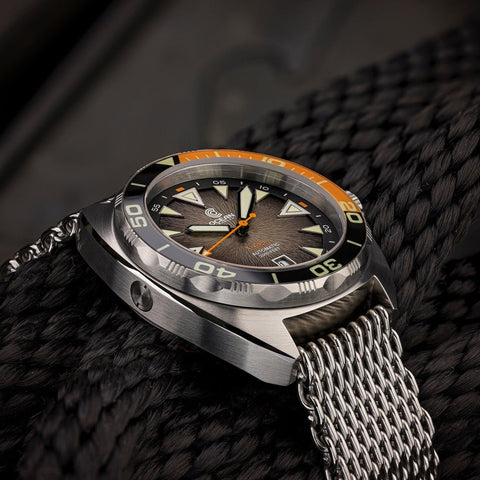 Ocean Crawler Core Diver V3 - Black Textured - Store Sample - Ocean Crawler Watch Co.