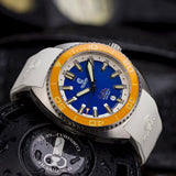 Ocean Crawler Core Diver V3 - Gold/Blue - Only 1 Left! - Ocean Crawler Watch Co.