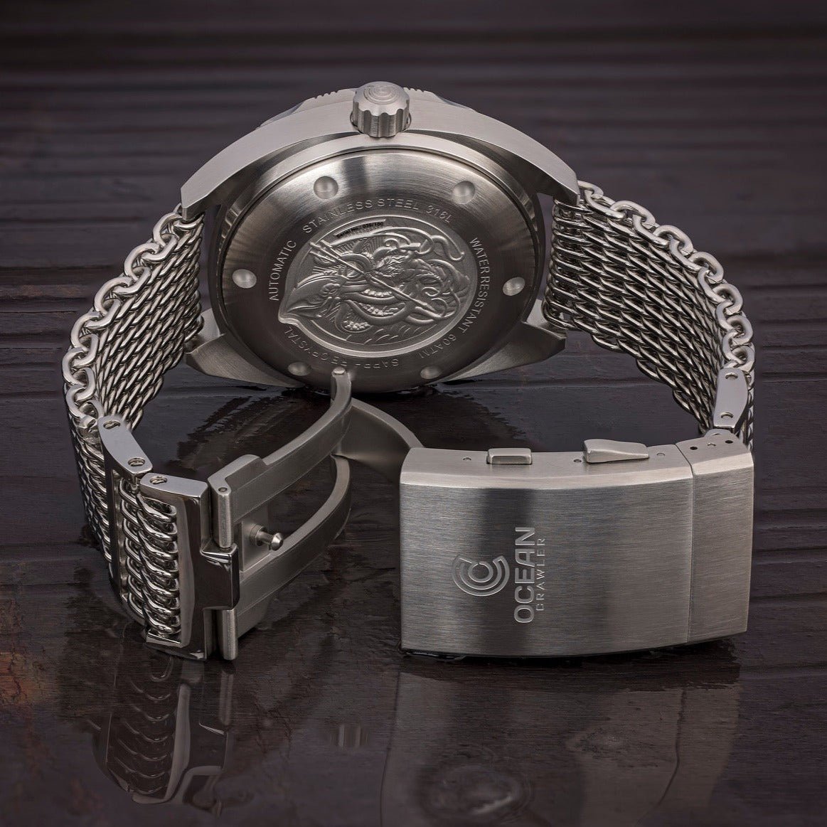 Ocean Crawler Core Diver V3 - Green - Store Sample - Ocean Crawler Watch Co.