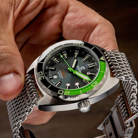 Ocean Crawler Core Diver V3 - Green - Store Sample - Ocean Crawler Watch Co.