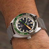 Ocean Crawler Core Diver V3 - Green/Black - Prototype - Ocean Crawler Watch Co.