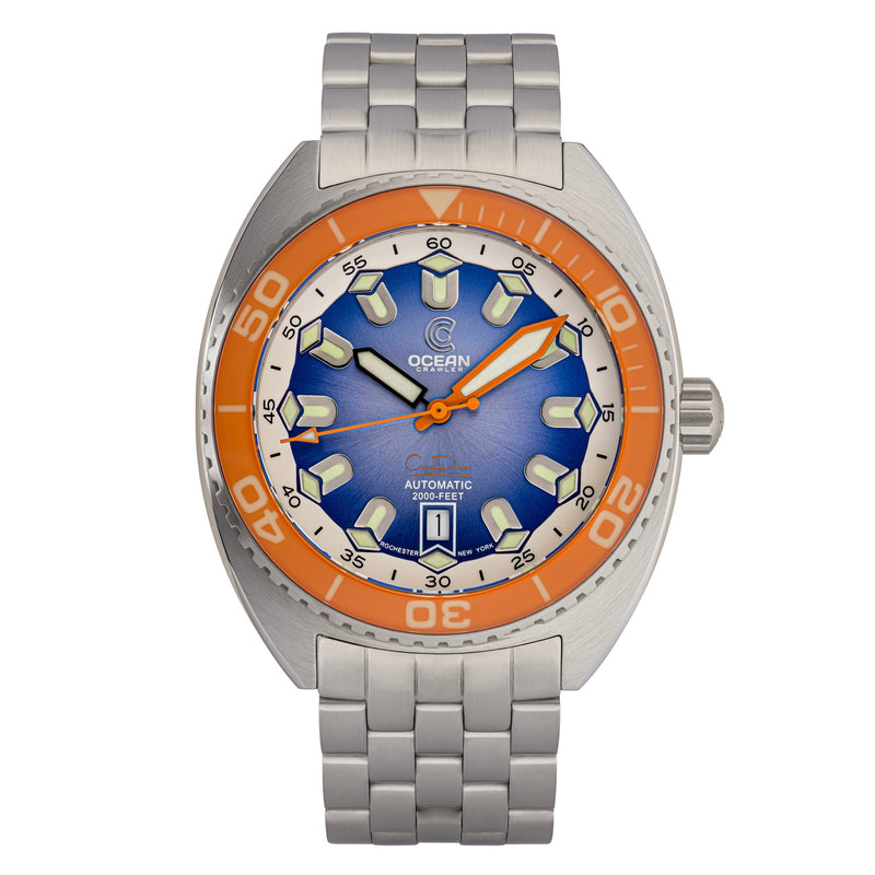 Ocean Crawler Core Diver V4 - Orange Bezel - Ocean Crawler Watch Co.