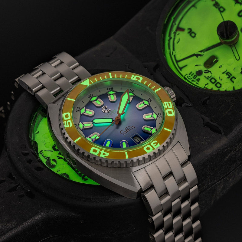 Ocean Crawler Core Diver V4 - Orange Bezel - Ocean Crawler Watch Co.