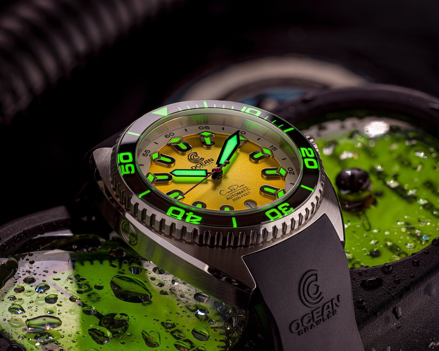 Ocean Crawler Core Diver - Yellow Refractor - Summer Edition