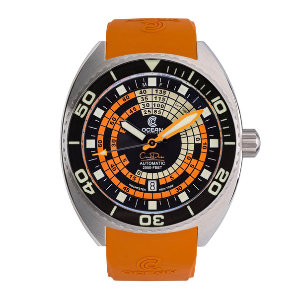 Ocean Crawler Decompression Timer - Black - Preorder - Ocean Crawler Watch Co.