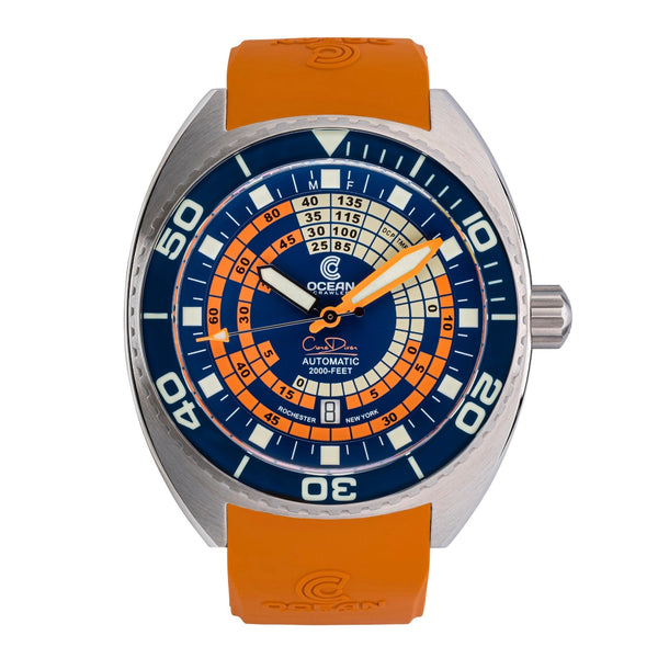 Ocean Crawler Decompression Timer - Blue - Preorder - Ocean Crawler Watch Co.