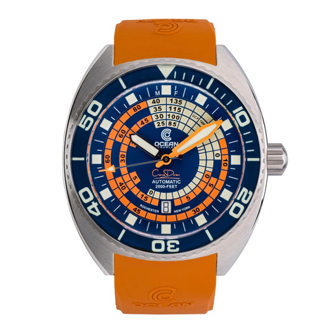 Ocean Crawler Decompression Timer - Blue - Preorder - Ocean Crawler Watch Co.