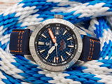 Ocean Crawler Dream Diver - Blue Carbon Fiber - Ocean Crawler Watch Co.