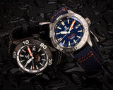 Ocean Crawler Dream Diver - Blue Carbon Fiber - Ocean Crawler Watch Co.