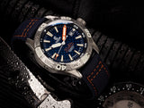Ocean Crawler Dream Diver - Blue Carbon Fiber - Ocean Crawler Watch Co.