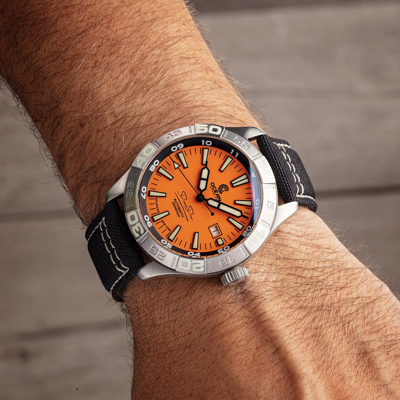 Ocean Crawler Dream Diver - Orange - Ocean Crawler Watch Co.