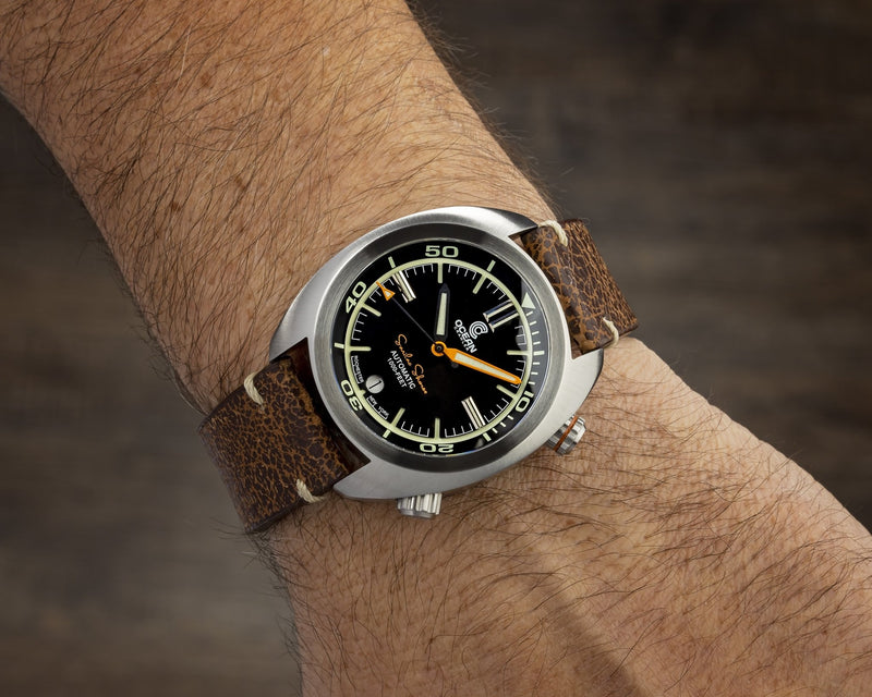 Ocean Crawler Great Lakes Diver - Black Sample - Like New - Ocean Crawler Watch Co.