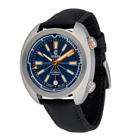 Ocean Crawler Great Lakes Diver V3 - Blue - Ocean Crawler Watch Co.