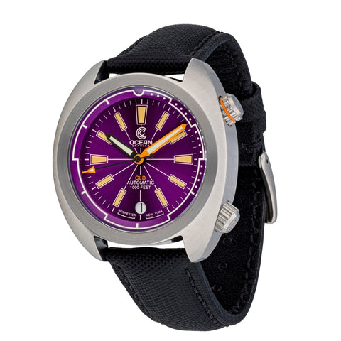 Ocean Crawler Great Lakes Diver V3 - Lavender - Ocean Crawler Watch Co.