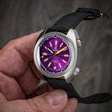 Ocean Crawler Great Lakes Diver V3 - Purple - Preorder - Ocean Crawler Watch Co.